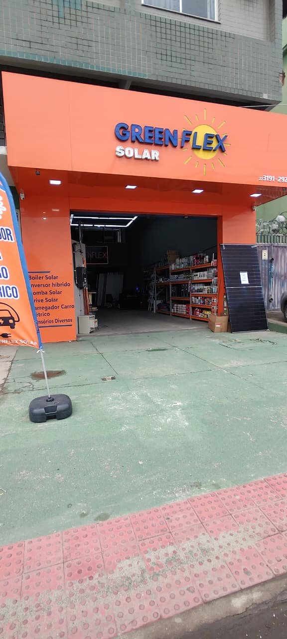 Fachada da loja GreenFlex Solar